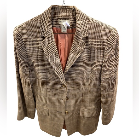 Ann Taylor Jackets & Blazers - Vintage Ann Taylor Brown Blazer Classic Tailored Design, Sz 10
